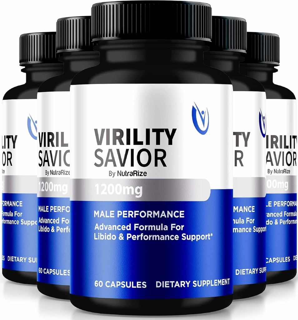 (5 pakkaus) miehekkyys Pelastaa kapselit miehille, virallinen miehekkyysMies Formula, Premium pillereitä Max Performance ja luottamus, Kaikki-luonnollinen tuki yleistä terveyttä ja hyvinvointia (300 kapselia)
