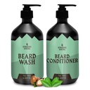Striking Viking Beard Pesu- ja hoitoaine (Tea Tree & Biotin) - Paraben & sulfate ilmaiseksi puhdistus hoito kaikki partatyypit (10oz per pullo)