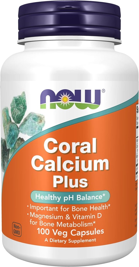 Nyt Ruoka Coral Kalsium plus magnesium, 100 kasviskapselia (Pakki 2)