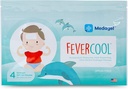 FeverCool Patches - Cooling Patches for Fever, Migraine & Headache Relief | Tillverkad i USA | Cool Temperature | Mess & Odor Free | Vuxna & Kids 2 + | 1 Pack (4 x Patch)