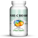 C-vitamiini Complex 600 mg lisäravinteet suositeltava päivittäinen annos C-vitamiinitabletit, joissa on sitruunan bioflavonoideja, kalsiumia ja fosforia.