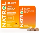 Natrolin nopea tasapaino Happy Minttuja, satunnainen stressi avustus täydentää, 30 Minttua, 15 päivän tarjonta