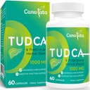 TUDCA Liver Support Supplements 1000mg - 60 Vegaani kapselit,TUDCA Bile suolat maito Thistle kasviperäisten Blend Formula maksa Cleanse Detox & Korjaus