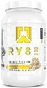 RYSE Ladattu proteiinijauhe - Vanilja maapähkinävoi - 25g Heraproteiini Isolaatti & keskittyä Prebioottikuitua & MCTs - Matala karb, alhainen sokeri, Ruoansulatus - 27 Tarjoukset / 2 lb Tub