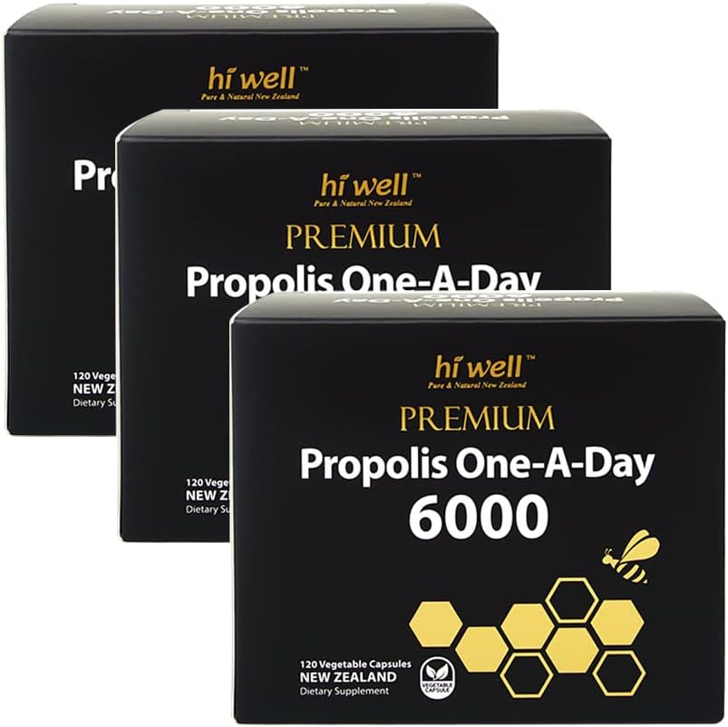 (Pack of 3) Hei No Premium Propolis One-A-Day 6000 Flavonoid 120mg 120Kapsulit