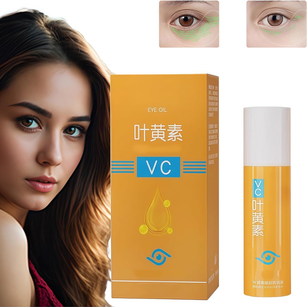 Lutein Eye Essence Oil,Lutein Eteeristen öljy,RUY Eteeriset öljyt, VC Lutein Eye Essence Oil, Eye Oil Hierontapallo, Firming Anti-Aging Eye Serum for Eye Bags, Tummat ympyrät.