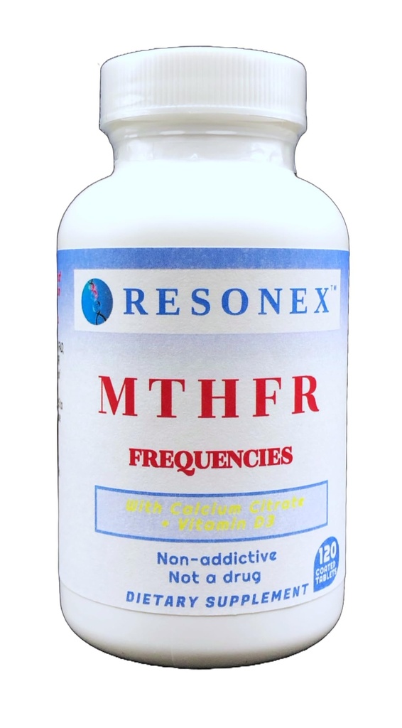 MTHFR:n frekvenssit- 120 tablettia - luonnon frekvenssit MTHFR, MTR ja MTRR metyylin, 5-MTHF ja B12 tuotanto