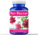 Celebrity LifeStyle Product Hennes hemliga kvinnors probiotikum med prebiotika - Daglig probiotika för kvinnor Digestive Health, Gut & Feminine Balance, pH Support, Non-GMO, Vegan, Made in USA - 60 kapslar
