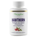 Paradise Yrtit Hawthorn Berry, Active Whole Spectrum Extract, Super Potent, Ultra Pure, Vegan, ei-GMO, Gluteeniton, 60 kasvissyöjän kapselit