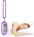 Sleep Aid-laite, käsikäyttöinen univäline, jossa on mikrovirtapulssiavustin, jolla parannetaan unen laatua, violetti