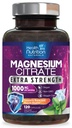 Magnesiumsilikaattikapselit 1000 mg - Max Imeytyminen Magnesium Powder for Muscle, Hermo, Bone and Heart Health Support, High Imeytyminen Citrate Complex, Gluteeniton, non-GMO - 120 kapselia