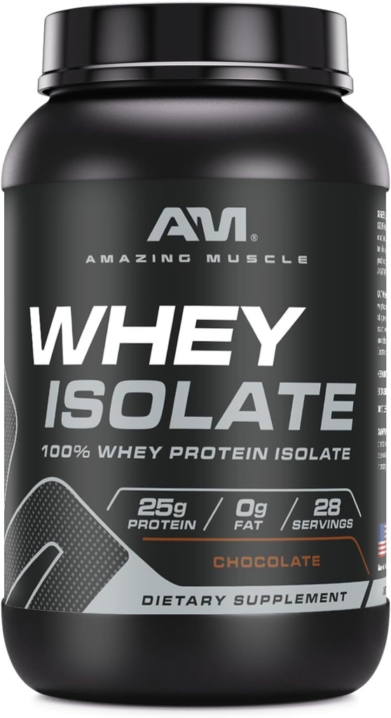 Amazing Muscle Whey Protein Isolate Powder 