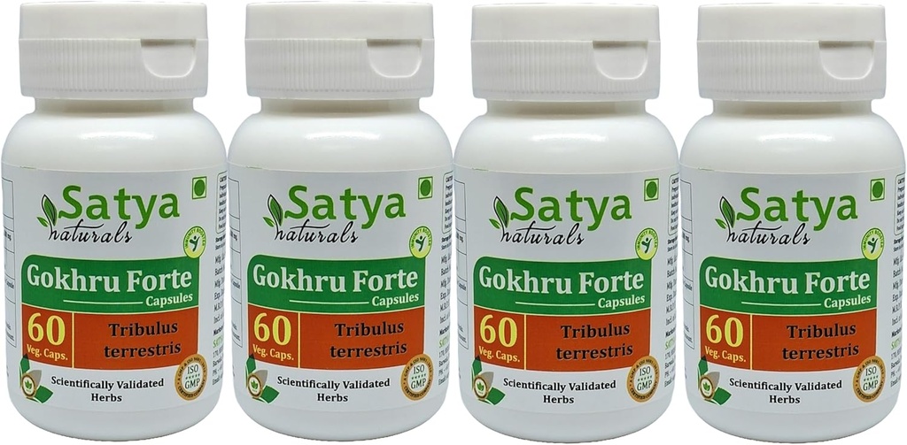 Gokhru Forte Kapseli 500 mg. 60 Veg. Kapseli Gokharu (Tribulus Terrestris) Pura kapselit miehille ja naisille .