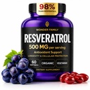 Resveratrol Supplement 500mg ... 98% Trans Resveratrol 1000mg Organic Complex... NAD Resveratrol Antioksidantit ja anti-ikääntyminen täydentää sydämen terveyttä, muistin nosto, hyvinvointi Formula, terveen solun tuki