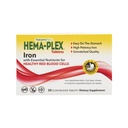 NaturesPlus Hema-Plex Silitysrauta - 30 Slow-Release Tabletit - 85 mg Kelatoitu rauta - Total Blood Health - vitamiini C & Bioflavonoidit - Ei GMO, kasvissyöjä & Gluteeniton - 30 tarjoilu