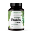 Emerald Labs Glukosamiini & Chondroitin with MSM - Bone Health & Joint Health Supplement - Gluteeniton - 120 kapselia (30 päivän toimitus)