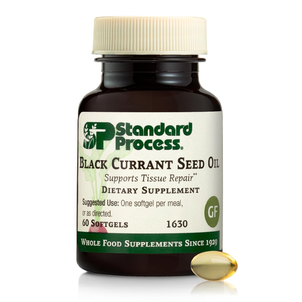Standard Process Black Herant Seed Oil - Support Blood Flow & Health - Aids Healthy Immune System Function - Natural Tissue Care - Gluteeniton - 60 Softgels (60 Servings)