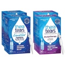 TheraTears Nighttime Therapy Lubricant Eyedrops for Dry Eyes, Preservative Free, Single-Use Vials, Clear, 60 Count, 0.6 Fl Oz med TheraTears Eye Drops för torra ögon, 60 Count Single-Use Vials