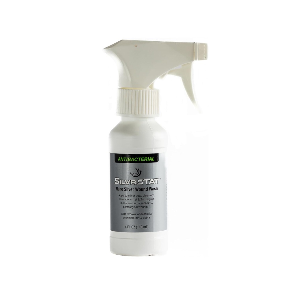 SilvrSTAT Nano Silver Wound Wash Sprayer ... Debride & Fine Mist Suihku