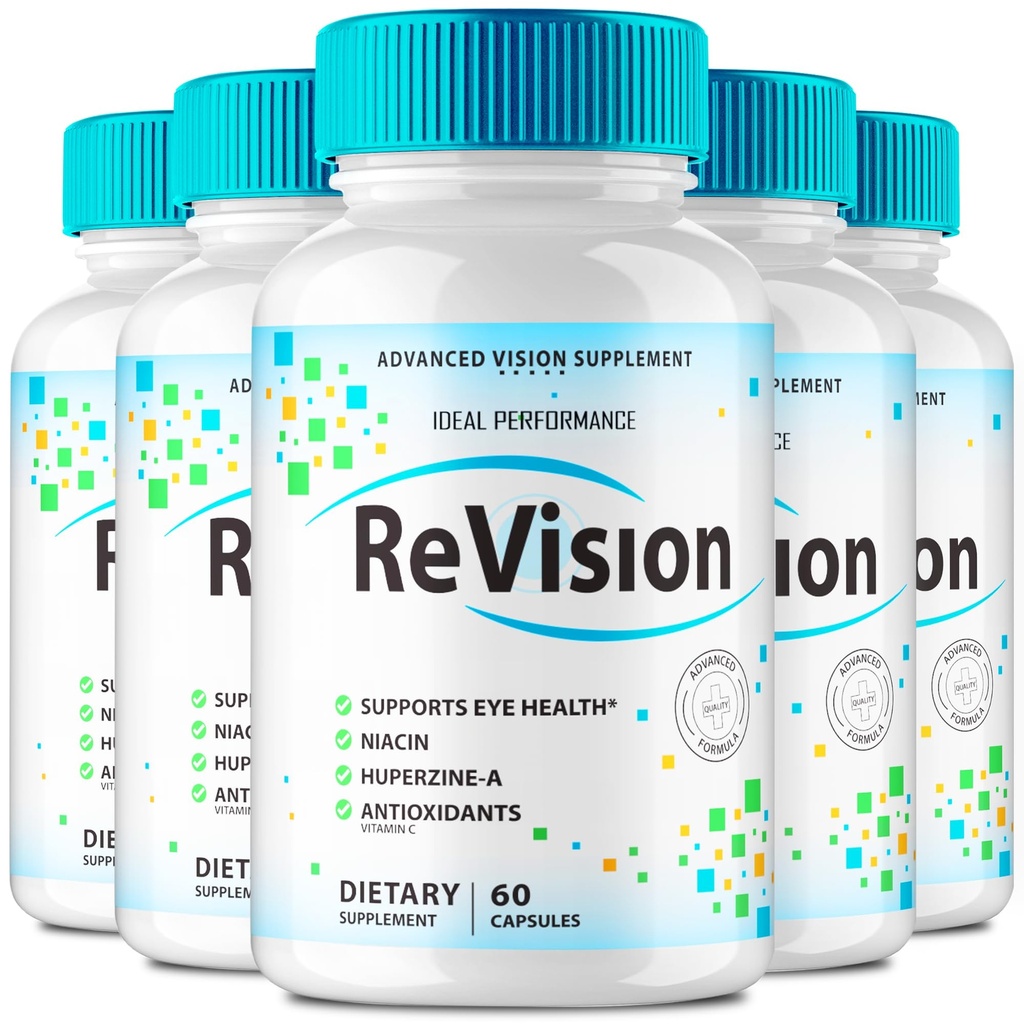 IDEAL OPERAATIO (5 pakkaus) Revisio Silmien täydennys pillereitä Advanced Vision 2.0 Eye Care Complex Vitamiinikapseleita Pro (300 kapselia)