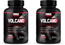 Force Factory Volcano Pre Treout Typpioksidi Booster täydentää miesten Creatiini ja L-Citrulline Boost ja energia, Ohje Rakentaa Lihas, Parempi Pump ja harjoitus, 120 kapselia (Pakkaus 2)