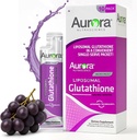 Aurora Nutrascience Micro-Liposomal Liquid Glutathione, Immune & Antioxidant Gut Health Support Supplement, 500 mg per Servering, Gluten Free, Non-GMO, Sugar-Free, 10 Single-Serve Packets