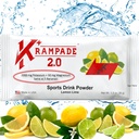 Krampade Potassium Magnesium Supplement Electrolytes Powder - 50 mg Mag + 2000 mg K, >2X Mer än kokosvatten | Cramp Relief | Hydration Packets