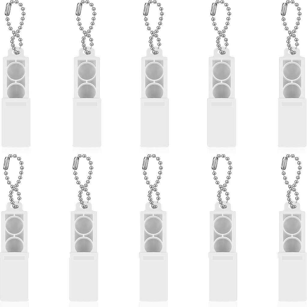 Flutesan 10 Pieces kuulolaite Akku Case 312 Kuulolaite Paristot Caddy kuulolaite vahvistin varastointilaatikko Muovi Akku Hold Portable Matkalaukku Tasku Kuljetuslaatikko Keychain