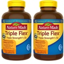Luonto valmistettu TripleFlex, Glukosamiini Chondroitin ja MSM - 2 pullot, 200 Caplets Each, 400 Caplets Yhteensä