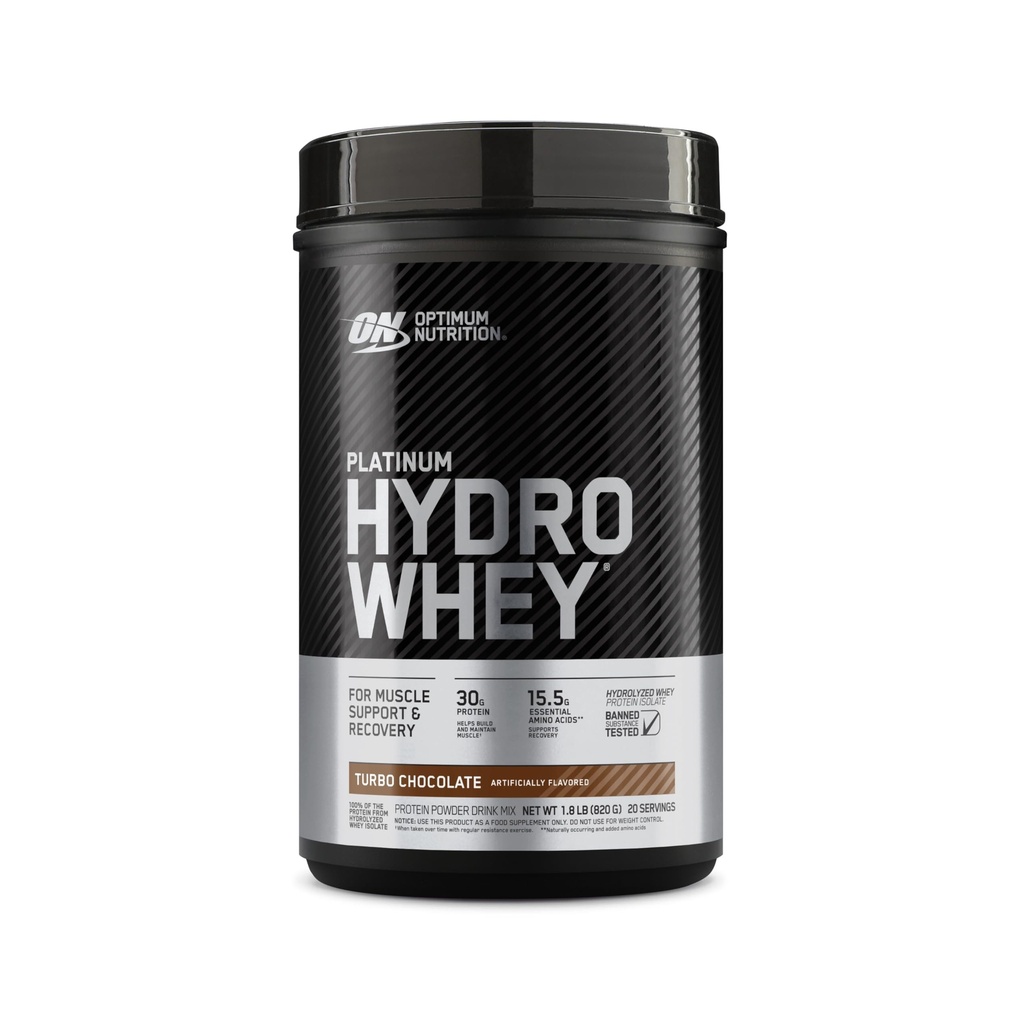 Optimum Nutrition Platinum Hydro Whey, Turbo Chocolate, 1,75 pund