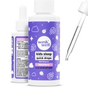 Wink Well Lapset Liquid Melatoniini drops- luonnollinen vauvan uni drops toddler unilääke 1 mg per tarjoilu-ei-addiktiivinen lasten neste melatoniini- 2 Oz