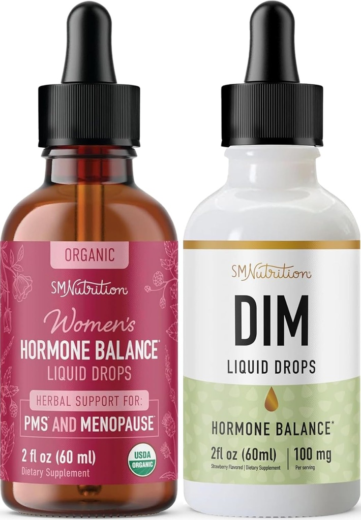 Liquid DIM Supplement & Herbal Hormone Balance Tincture 