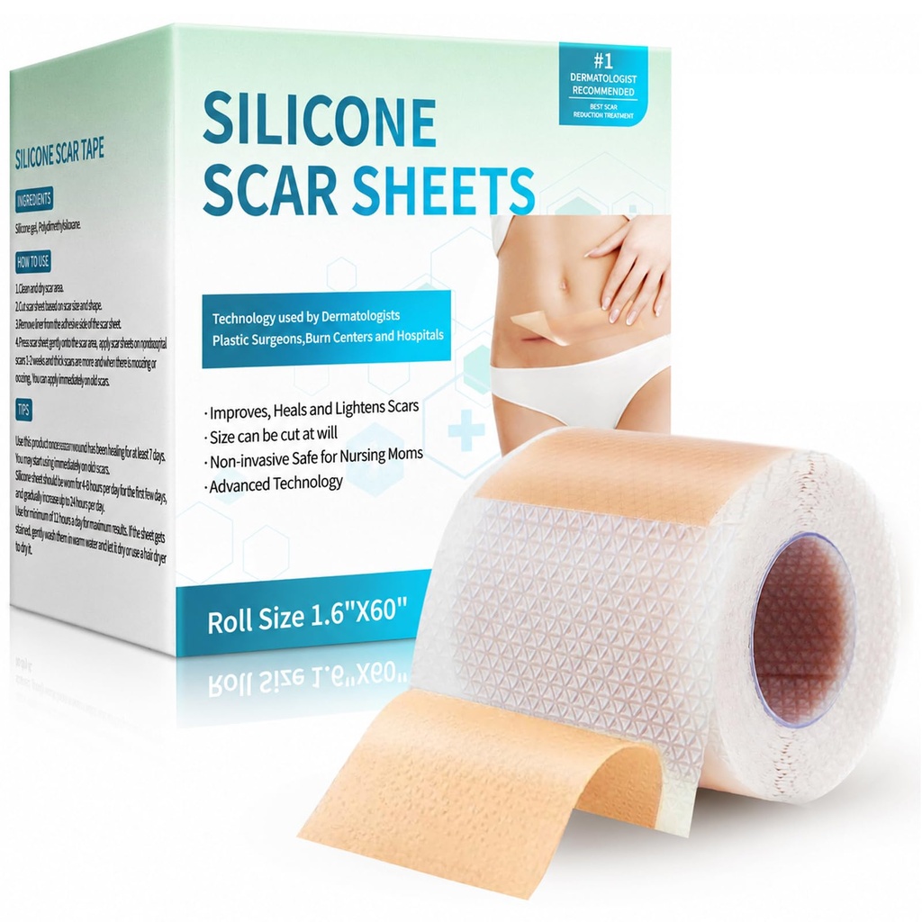 Silicone Scar Sheet, Silicone Scar Teape(1.6