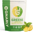 Gnarly Nutrition Greens Superfood Powder - Lemon Mint Performance Super Greens Powder - NSF Contents Certified - Organic, Probiotics & Essential Micronutrients - Lemon Mint, 11,64 oz