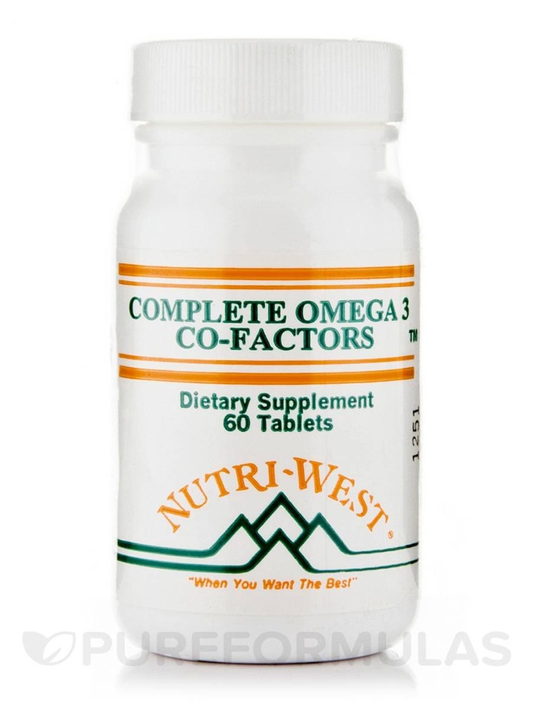 Täydellinen Omega-3 Co-Factors (Adult Formula) - 60 Nutri West
