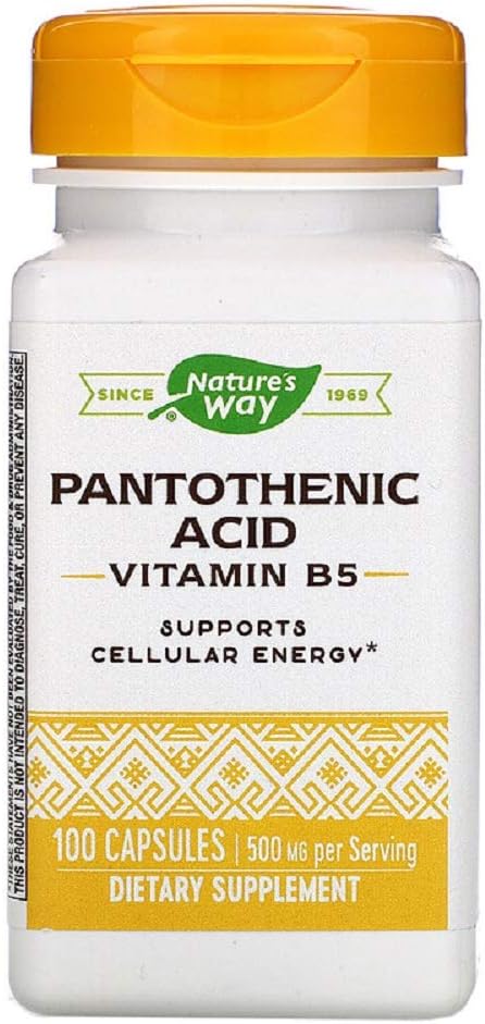 Nature's Way Pantotenic Acid, 100 lukua (Pakkaus 2)