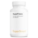 Supersmart SuperFolate 400mcg / 4g per päivä (Patented & Bio available) - Quatrepolic 5-MTHF täydennysosa - Aktiivinen Folaatti B9 ...