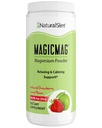NaturalSlim Magicmag Pure Magnesium Citrate Powder - Stress, förstoppning, muskel, hjärthälsa och sömnstöd | Naturlig jordgubb & Lime smaksatt Magnesium Supplement - 8oz Drink Mix (Solo)