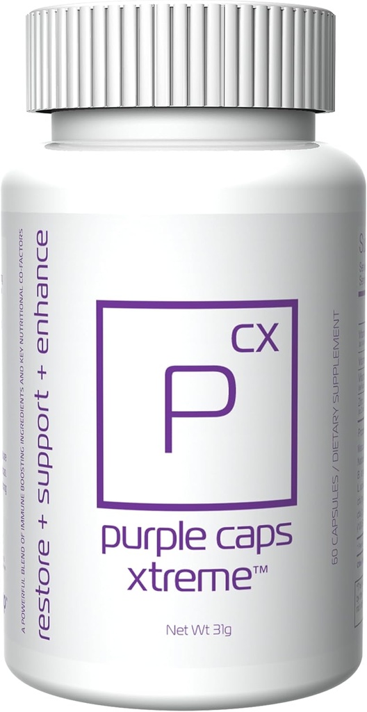 Global Purple Caps Xtreme - Täydennä vitamiineja ja kivennäisaineita Rotkin Wellness - 60 kapselia