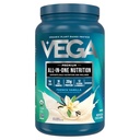 Vega Organic All-in-One Vegan Protein Powder, ranskalainen vanilja - Superfood Ingredients, Vitamiinit immuniteetin tuki, Keto Friendly, Pea Protein for Women & Men, 1,5 lbs (Pack of 1)
