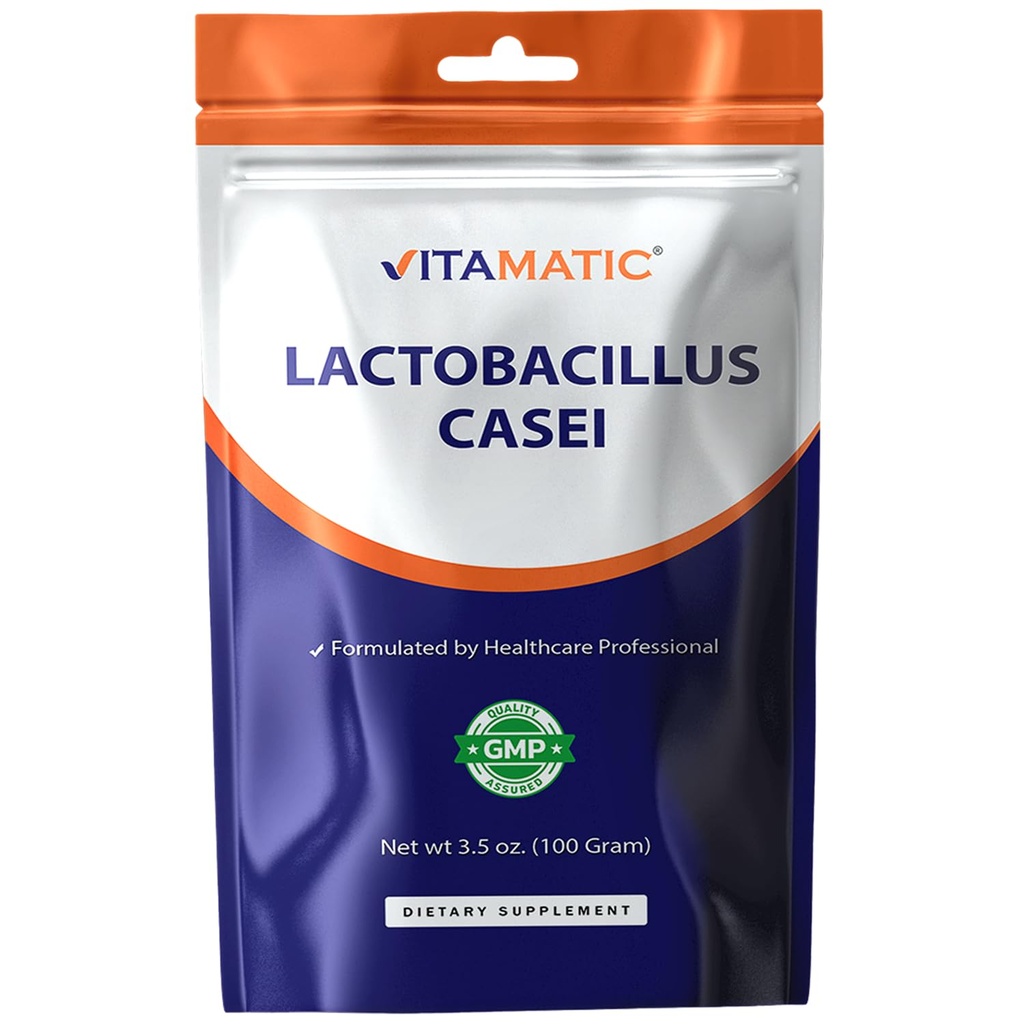 Vitamaattinen Lactobacillus Casei Probiootti jauhe - Ruoansulatuskanavan tuki - 100 Gram (3. 5 OZ) - 100 tarjoilua