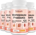 Vaihdevuodet täydentää naisille, 120 miljardia PMY Probiootti, 13-in-1 Yrtit & kasvitieteelliset Complex, Hormoni Menopause, Hot Flashs, Night Sweats, Mood Swings, Unihäiriöt, Vegan, 240 kapselia