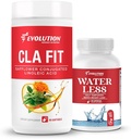 Evolution Advance Sport Nutrition CLA Fit - Safflower Conjugated Linoleic Acid Supplement, Support Lean Muscle Mass, Promote Energy (90 Softgels) + Vattenminskning - Minskar vattenretention (60 kapslar)