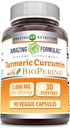 Hämmästyttävä Formula Turmeric Curcumin Bioperine 3000 mg Per Serving 90 Kasviskapselit Supplement 