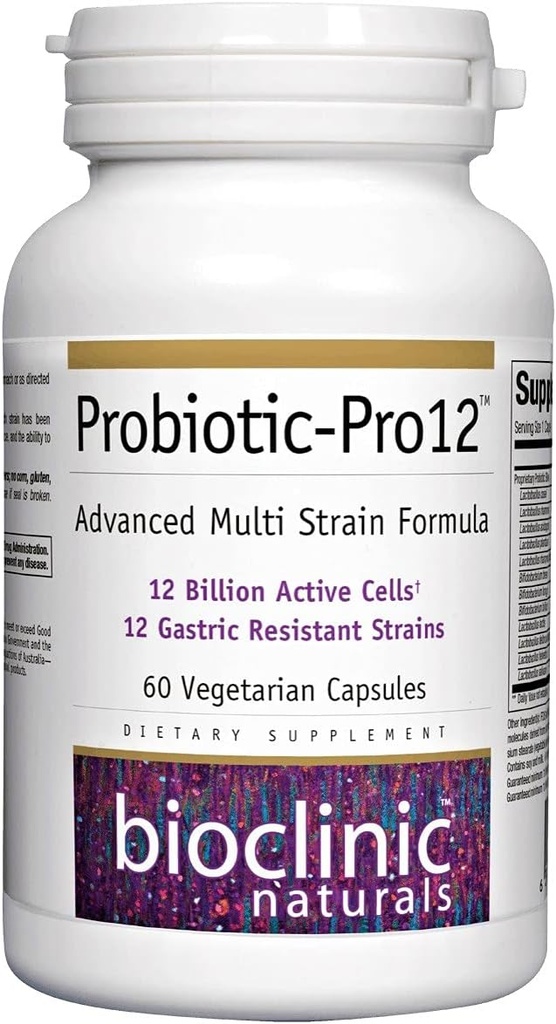 Bioclinic Naturals - Probiootti-Pro 12 60 vcap