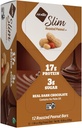 NuGo Slim Dark Chocolate paahdettu maapähkinä, 16g proteiinia, 2g sokeria, 7g kuitua, matala Net Carb, Keto Friendly, Gluteeniton, 12 kreivi