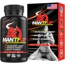 MANTFUP Vitality Enhancer miesten pikakäyttö Testosteroni Booster & Daily täydentää tukea Mies terveys & Libido . Potenciadores de Testosterona. Made in USA (1 kuukausi tarjonta, 60 Caplets)