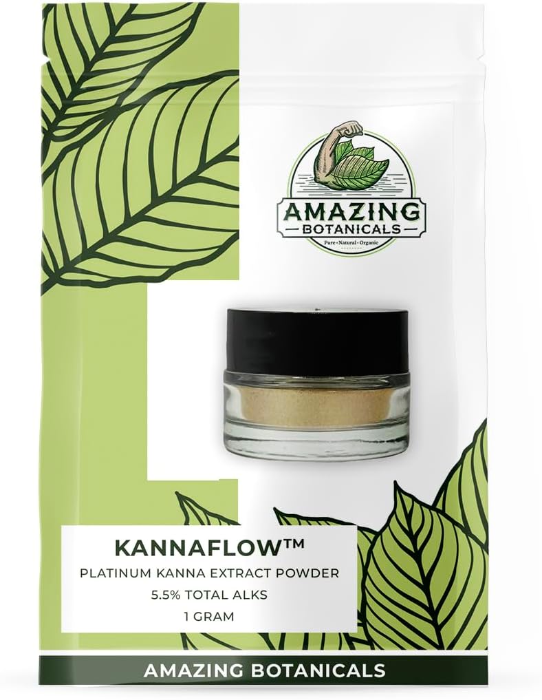 Kanna Extract Powder, Premium Lab Puhdistettu sceletium Tortuosum Extract 