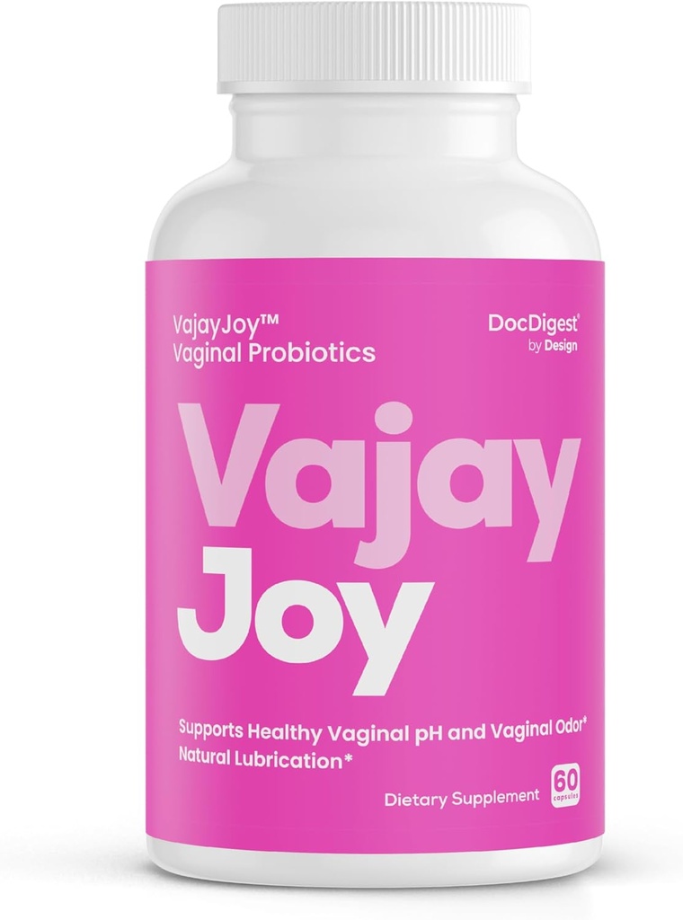 VajayJoy pH Balance Pills -Womens Vaginal Probiotic för pH-förordningen, kliniskt visade för att återställa pH Equilibrium och Natual Lubrication - Reducerar BV, Yeast Infections och Odor