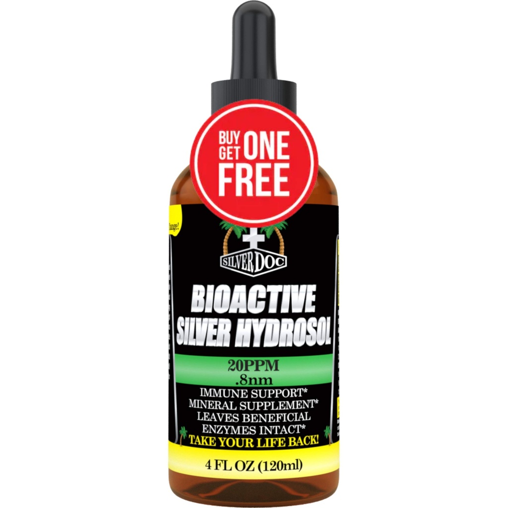 Kolloidinen Hopea Hydrosol Dropper, Natural Alternative & Immuuni tuki, tehokkaampi kuin mikään Kolloidinen tuote, 2-4oz Dropper pullot, Hopea Hydrosol tippa